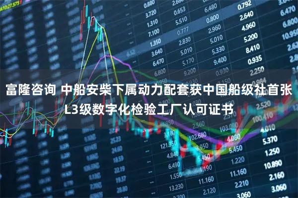 富隆咨询 中船安柴下属动力配套获中国船级社首张L3级数字化检验工厂认可证书